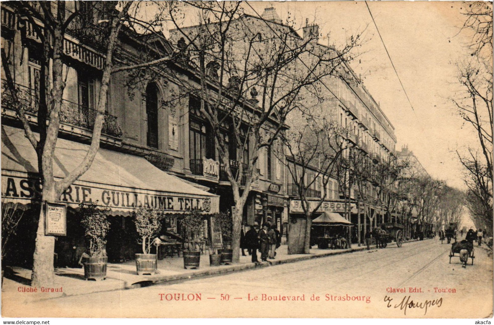 CPA Toulon Le Boulevard De Strasbourg (1391024) - Toulon