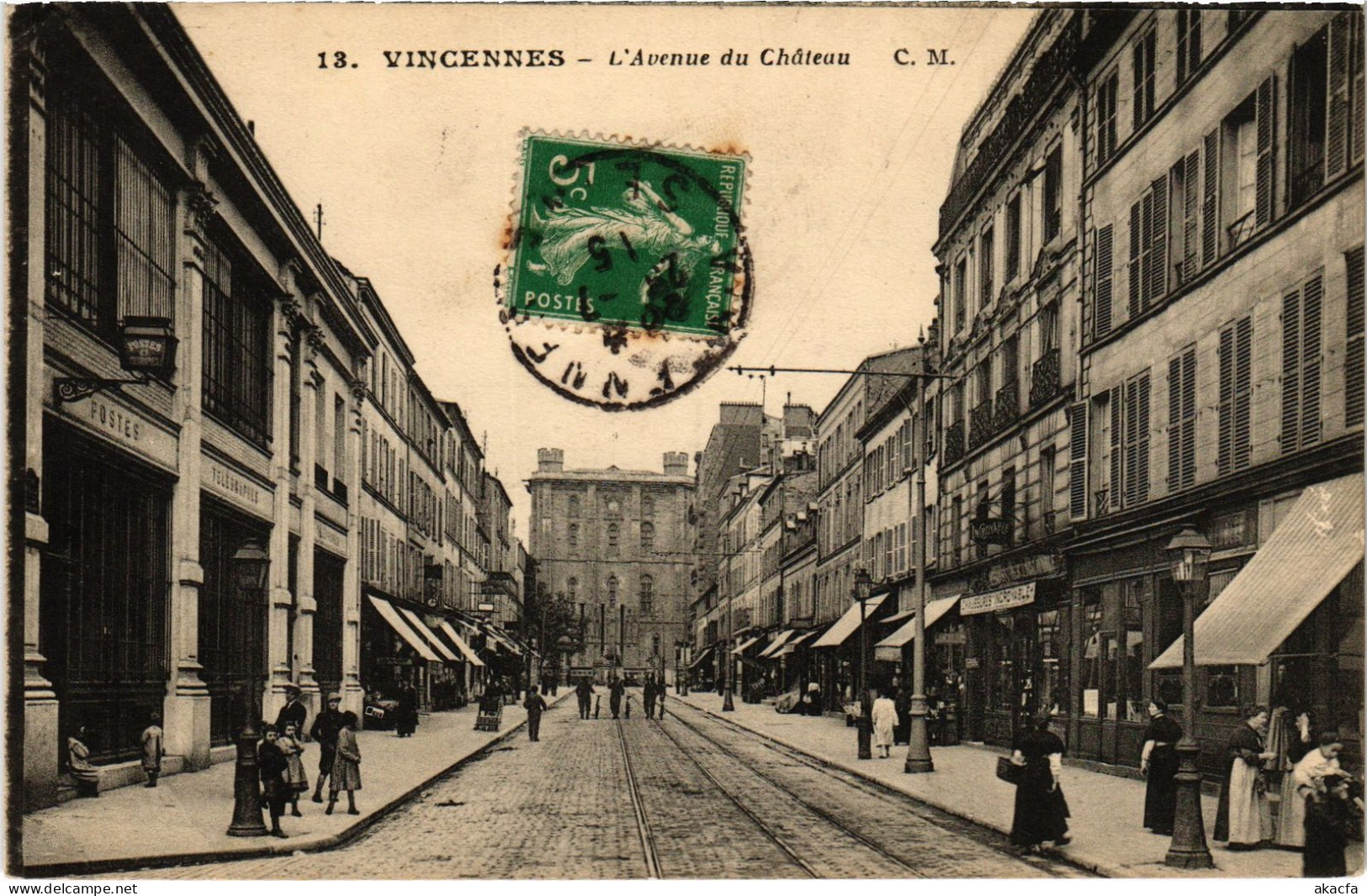 CPA Vincennes Avenue Du Chateau (1391243) - Vincennes