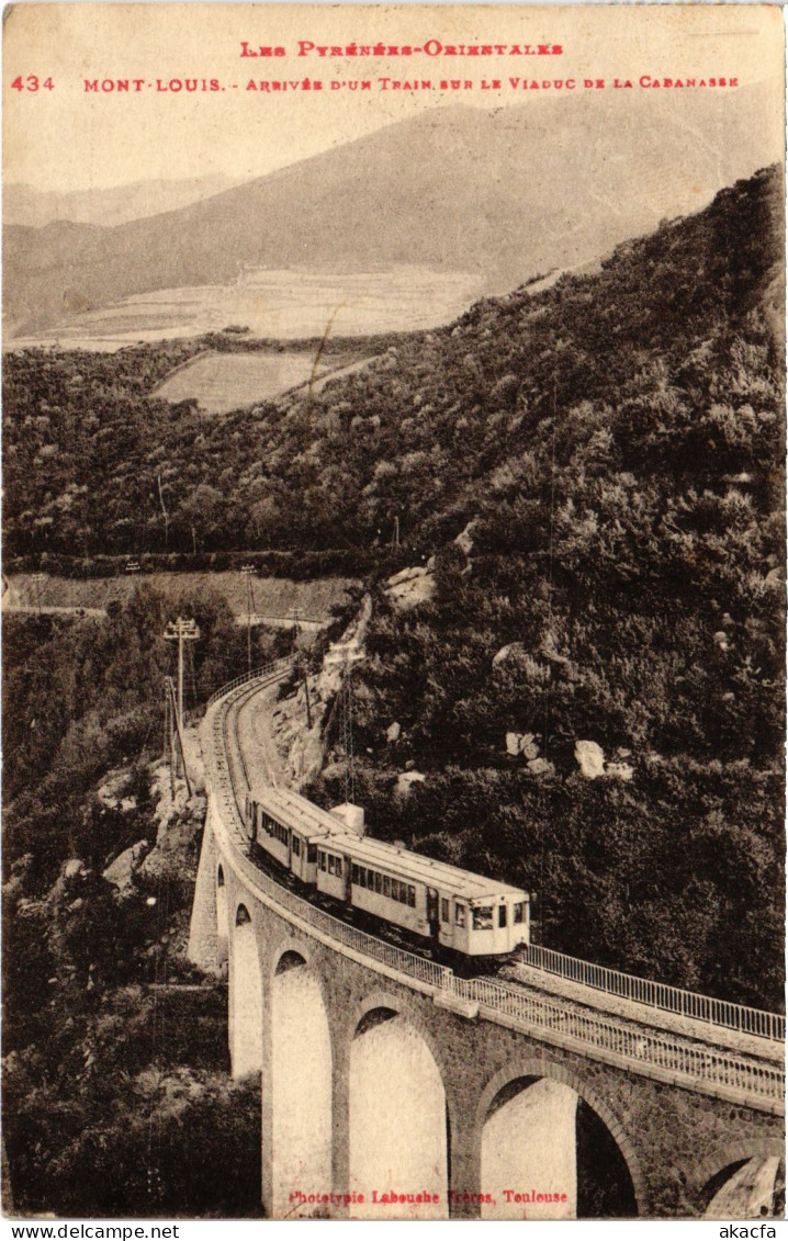 CPA Pyrénées Mont-Louis Viaduc De La Cabanasse Railway (1390272) - Autres & Non Classés