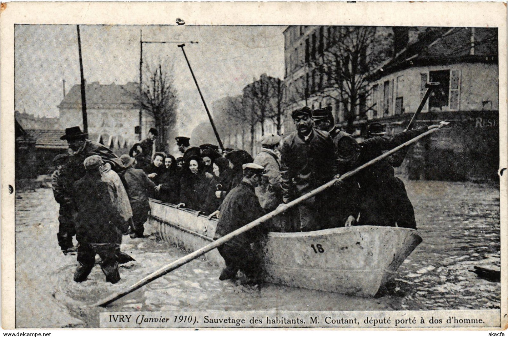 CPA Ivry Sauvetage Inondations (1391267) - Ivry Sur Seine