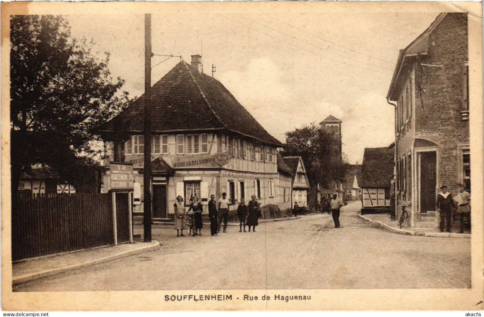 CPA Soufflenheim Rue De Haguenau (1390465) - Sonstige & Ohne Zuordnung