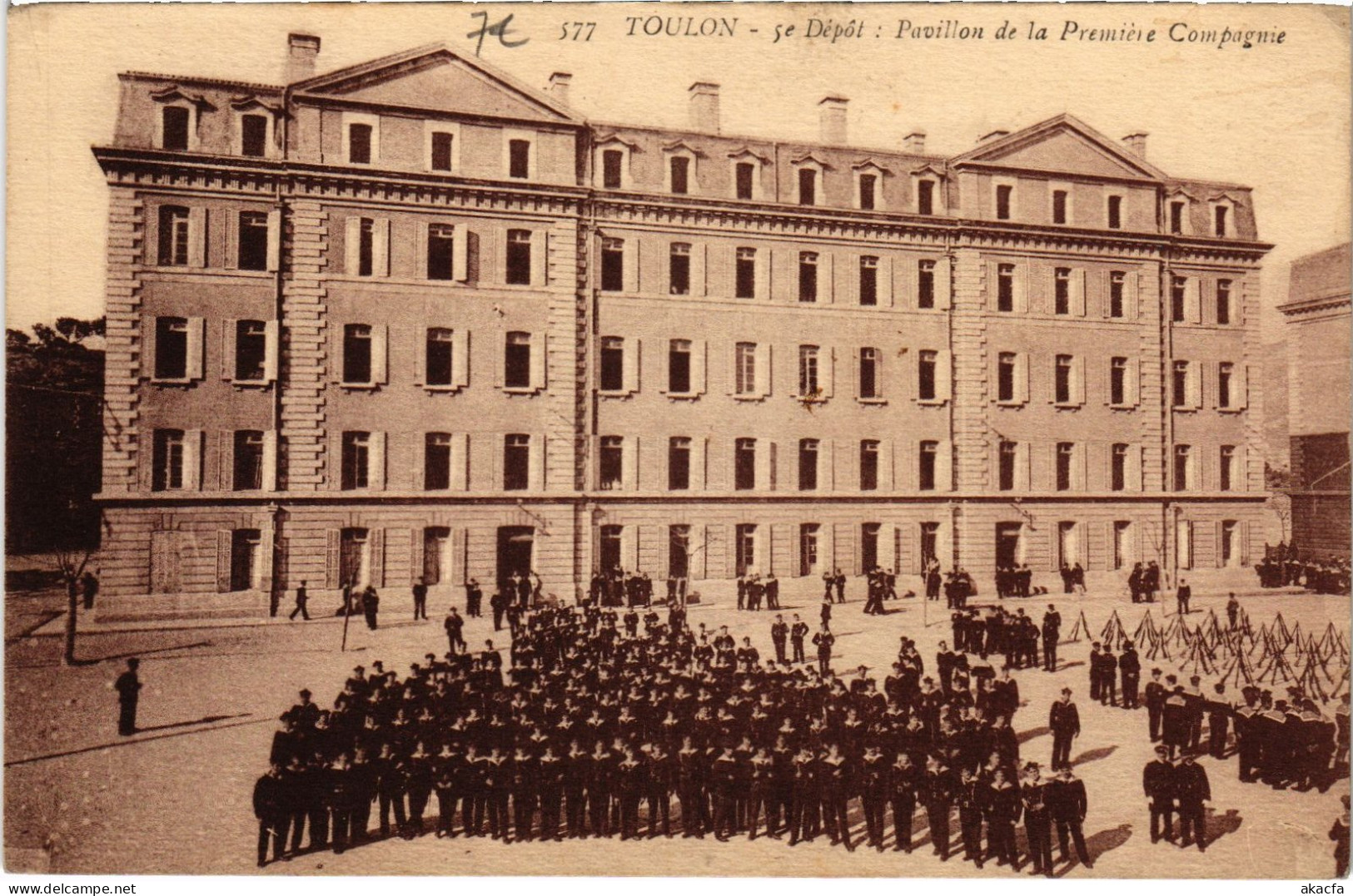 CPA Toulon Depot Des Equipages De La Flotte (1391049) - Toulon