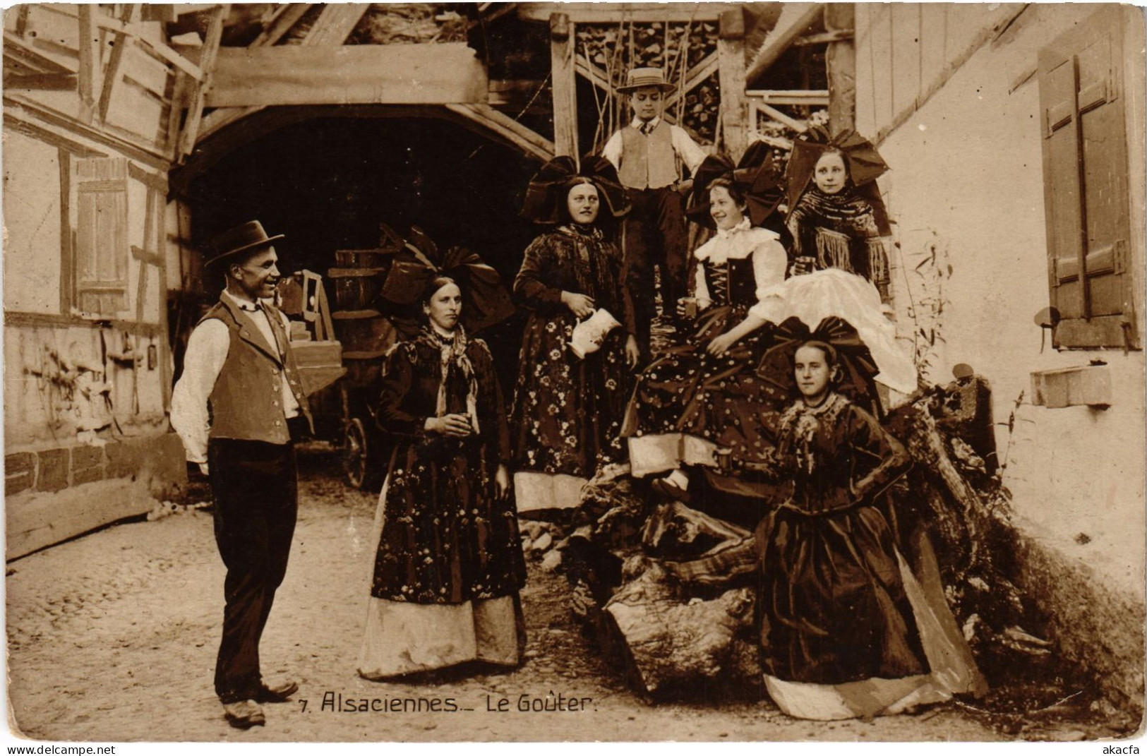 CPA Alsaciennes Le Gouter Folklore (1390371) - Sonstige & Ohne Zuordnung