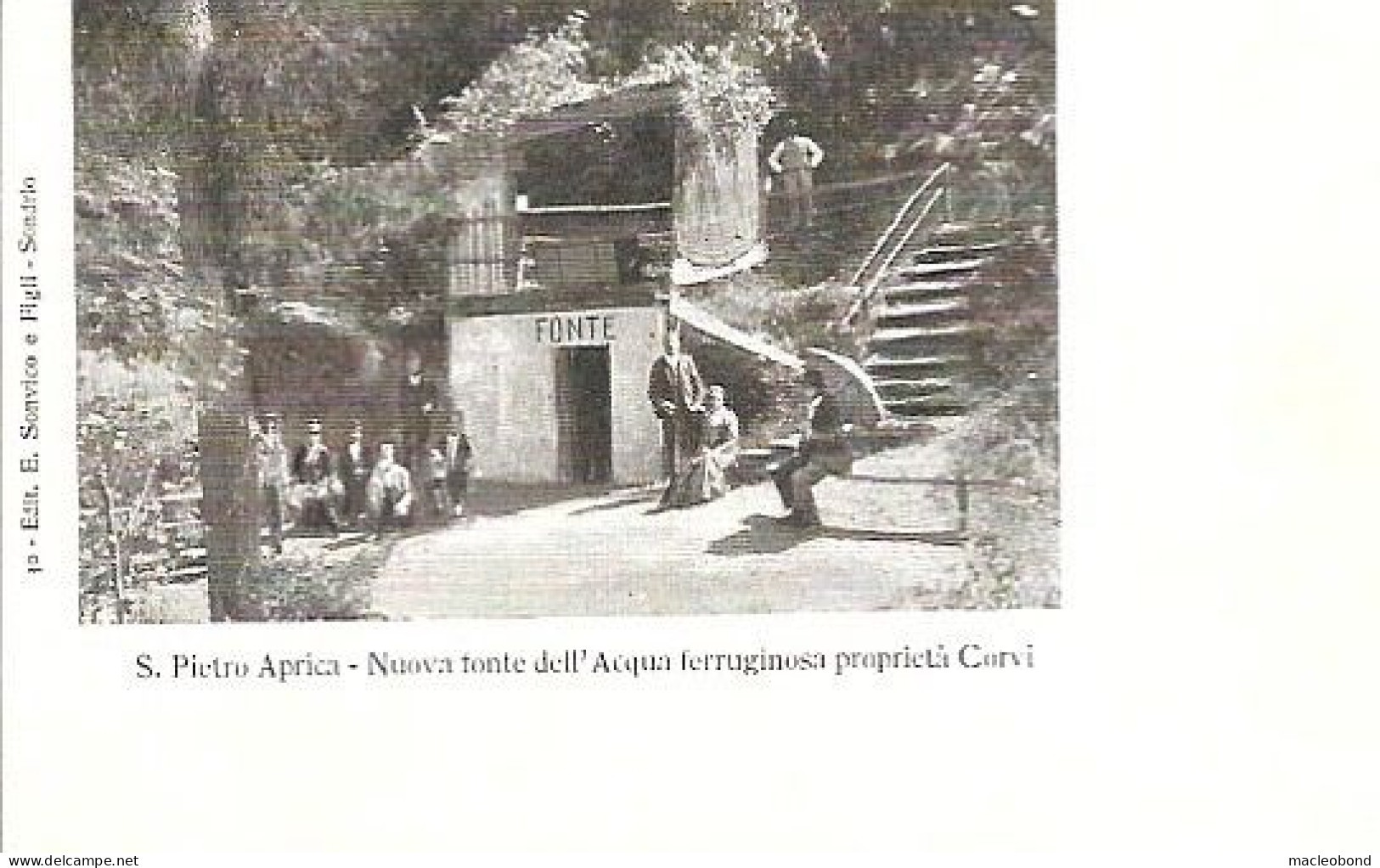 Aprica (Sondrio) - S. Pietro Nuova Fonte Dell’acqua Ferruginosa Di Proprietà Corvi - Sondrio