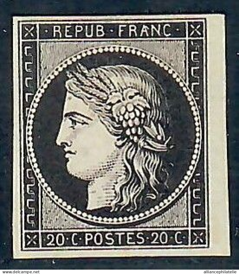 Lot C2360 - N°3 Neuf (*) Sans Gomme - 1849-1850 Ceres