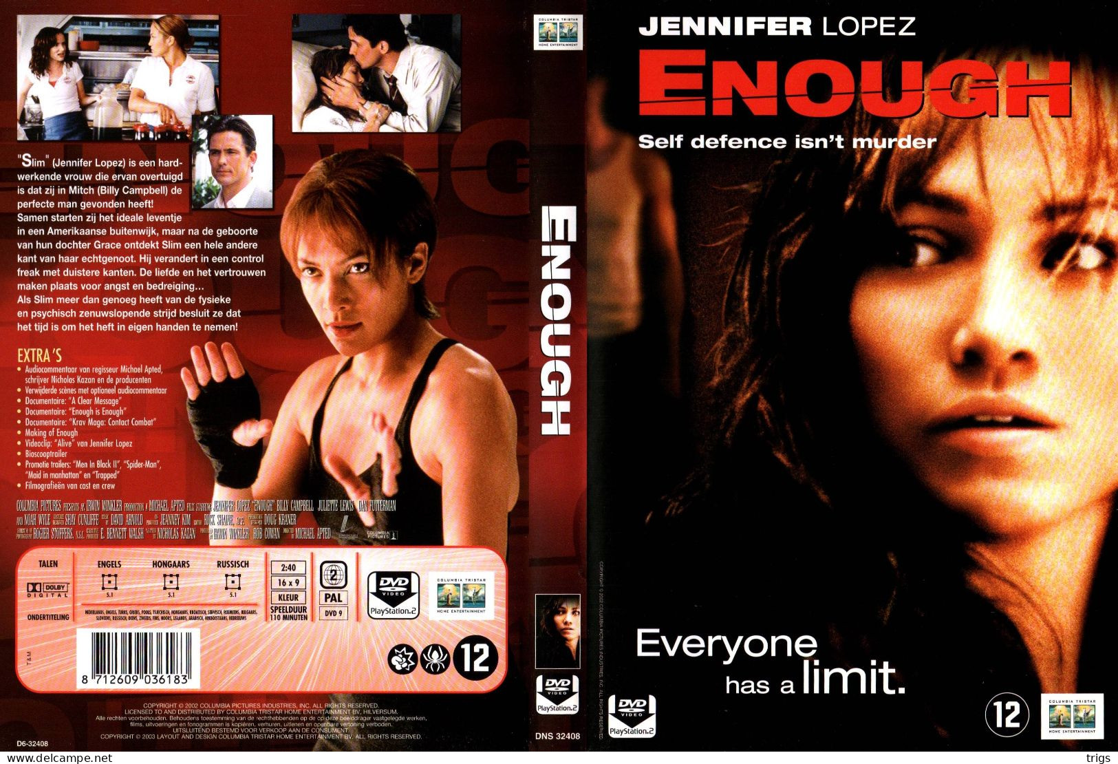 DVD - Enough - Crime