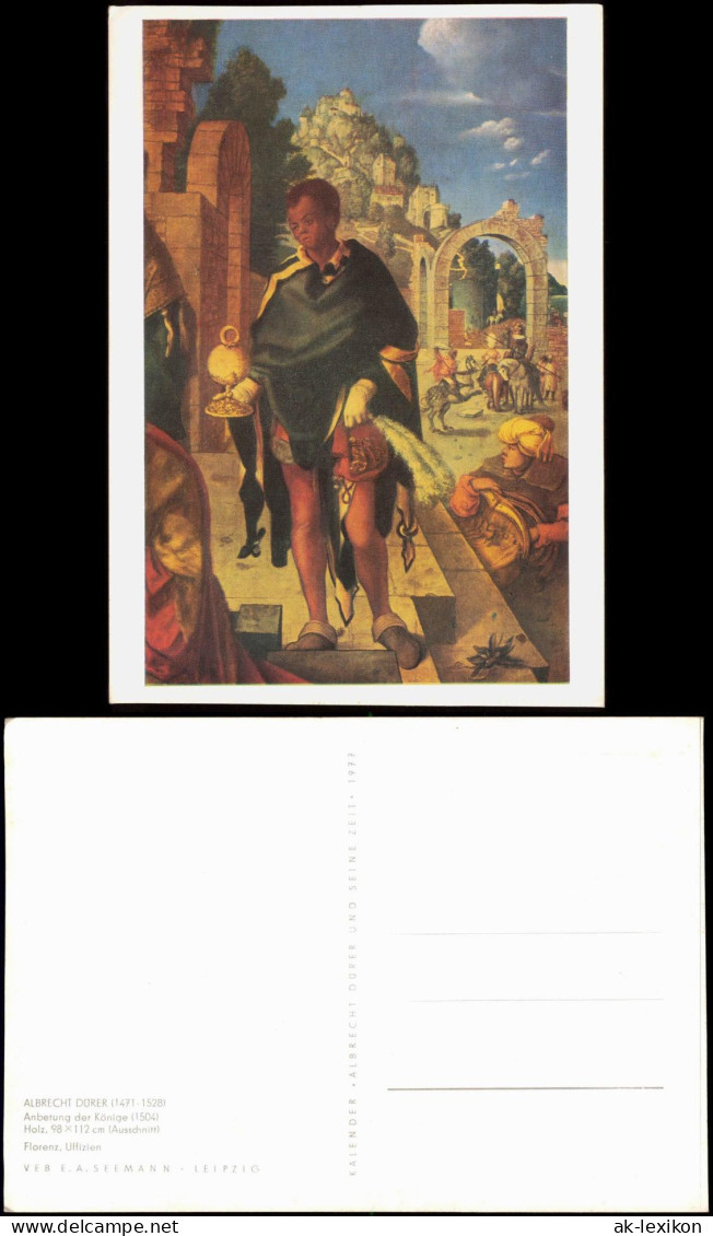 Künstlerkarte DDR ALBRECHT DÜRER Anbetung Der Könige (1504) 1977 - Paintings