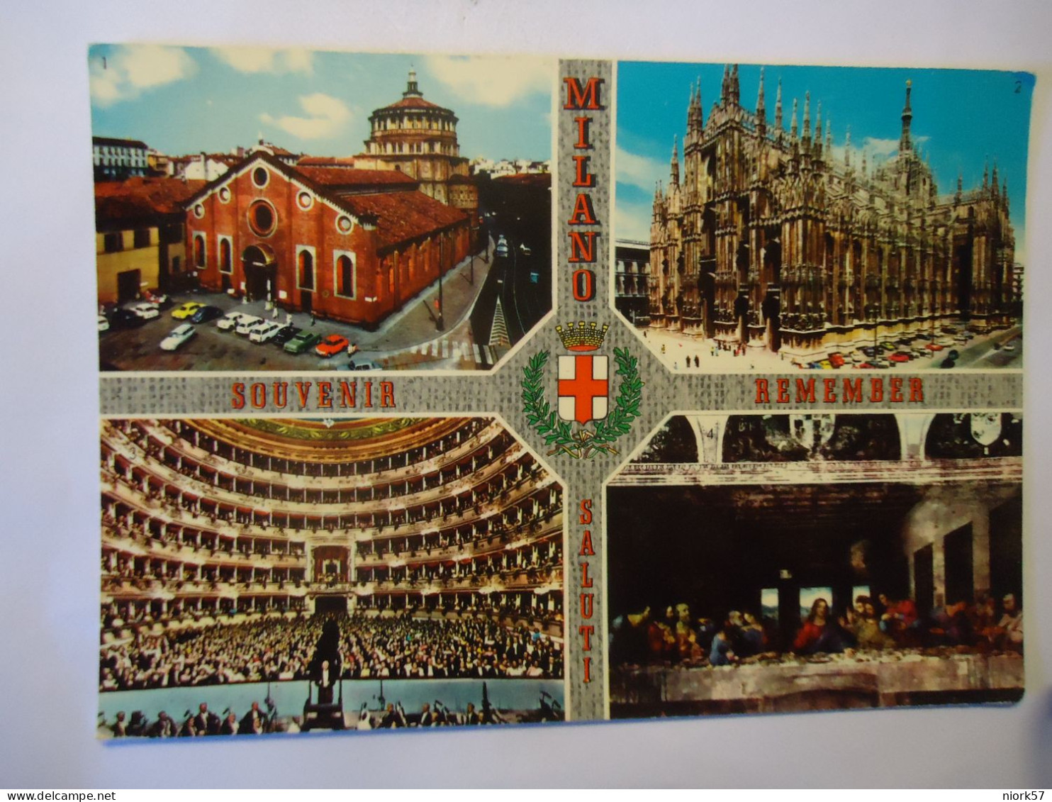 ITALY POSTCARDS MILANO PANORAMA - Sonstige & Ohne Zuordnung