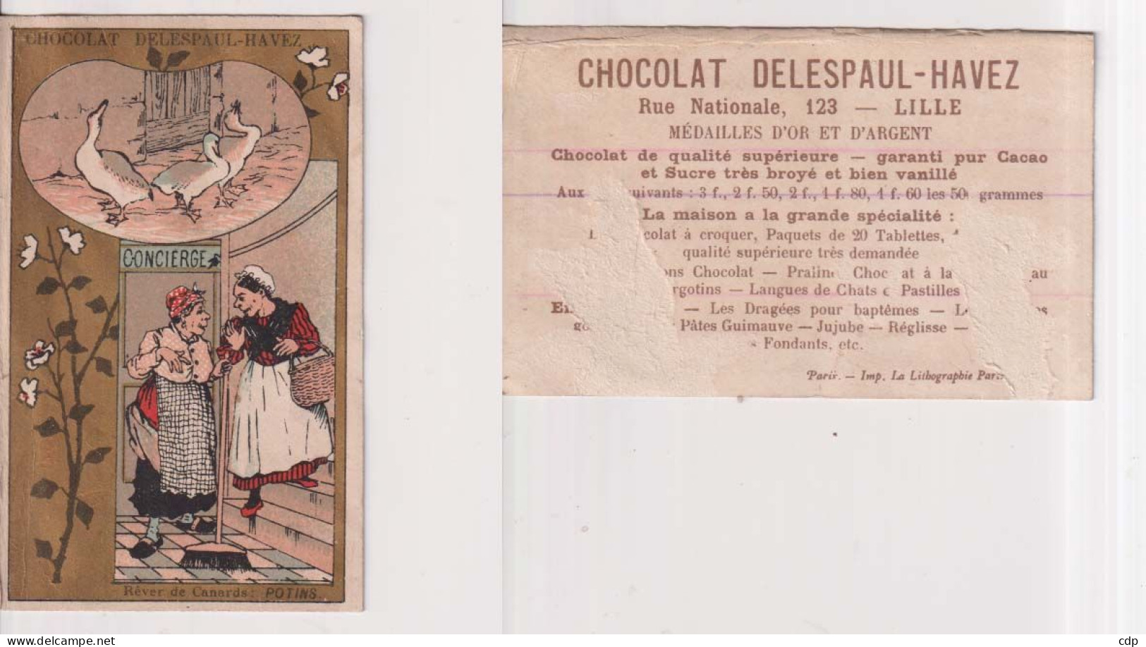 Chromo Chocolat Delespau-havez - Autres & Non Classés