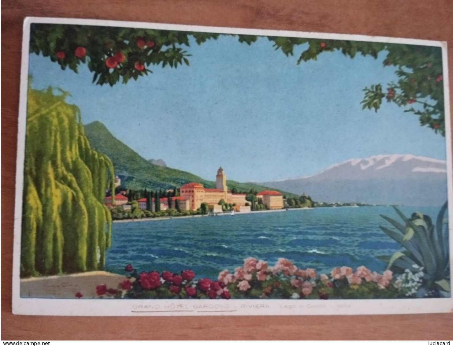 GARDONE RIVIERA .LAGO DI GARDA -GRAND HOTEL 1933 - Brescia