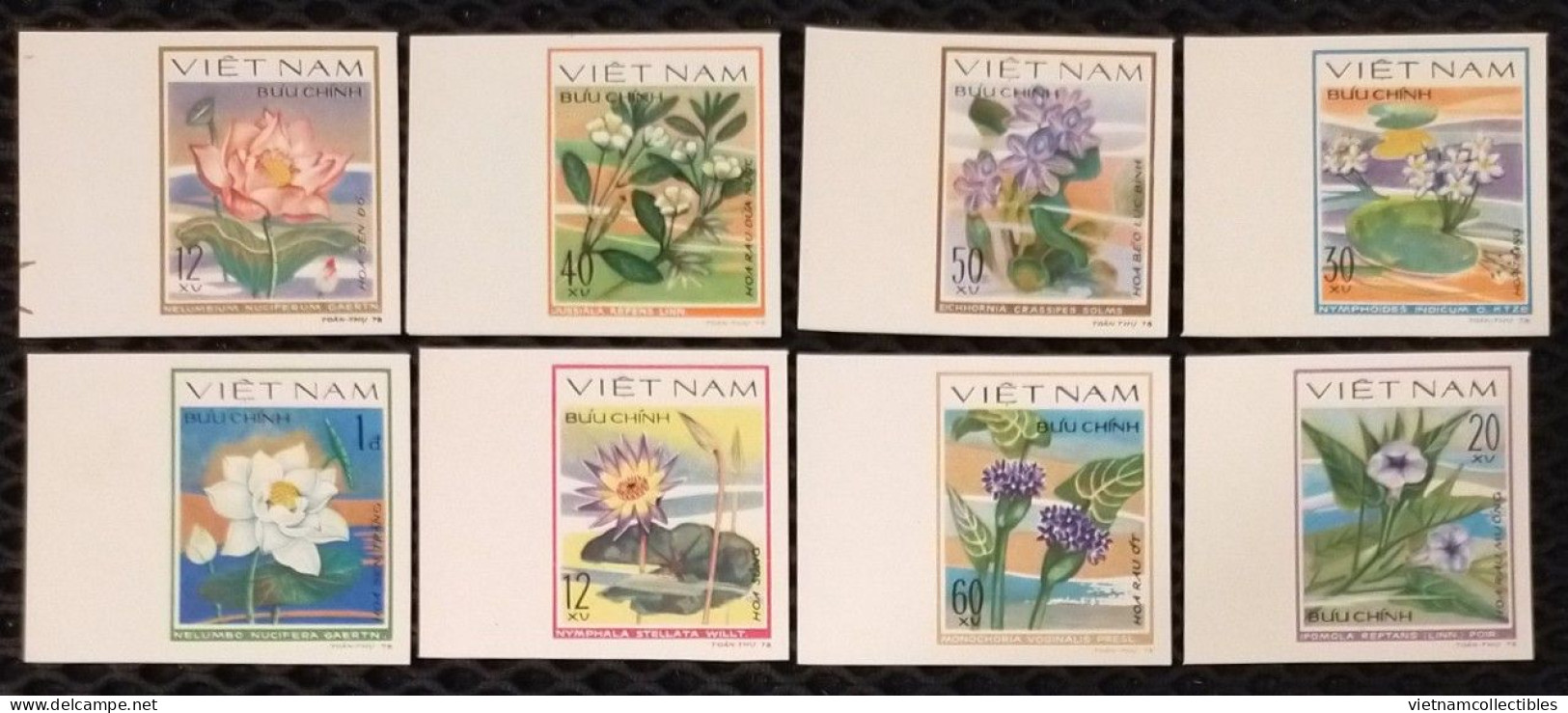 Vietnam Viet Nam MNH Imperf Stamps 1980 : Aquatic Flowers / Lotus / Flower (Ms359) - Viêt-Nam