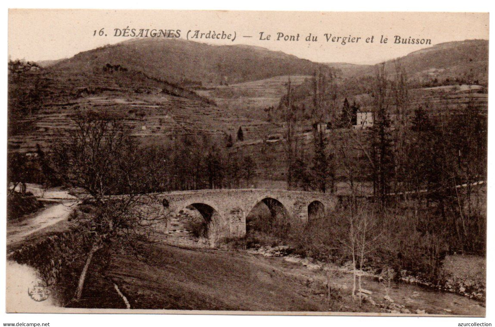 Désaignes. Le Pont Du Vergier Et Le Buisson - Other & Unclassified