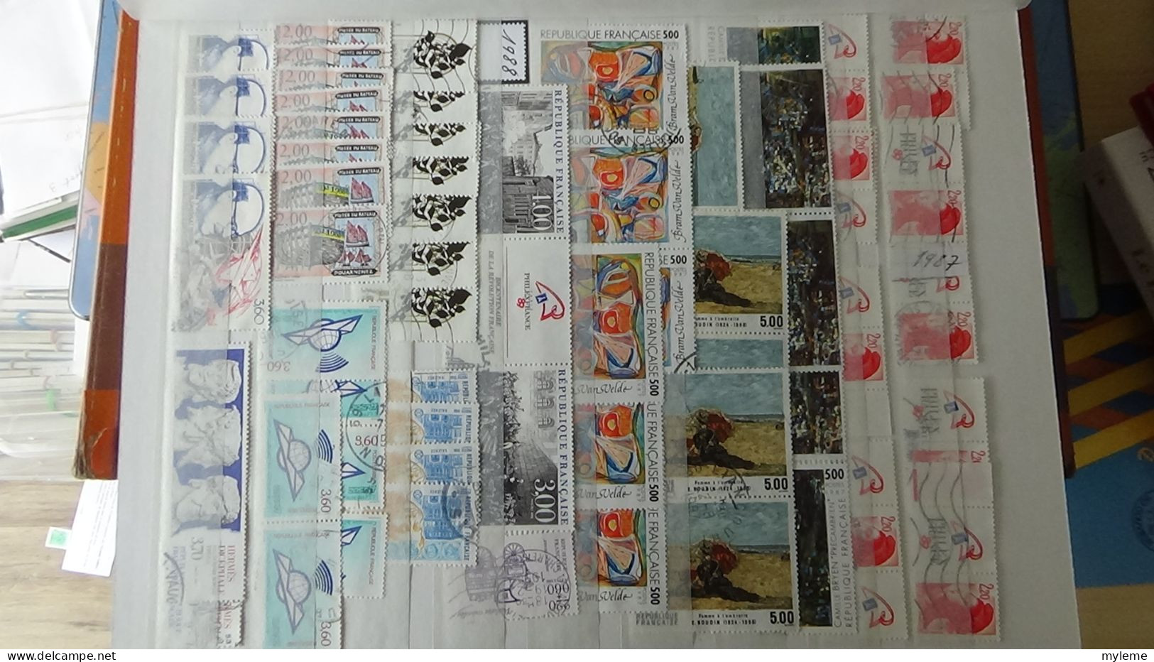 BG4 Ensemble de timbres de divers pays + France N° 56 ** Cote 1100 euros. A saisir !!!