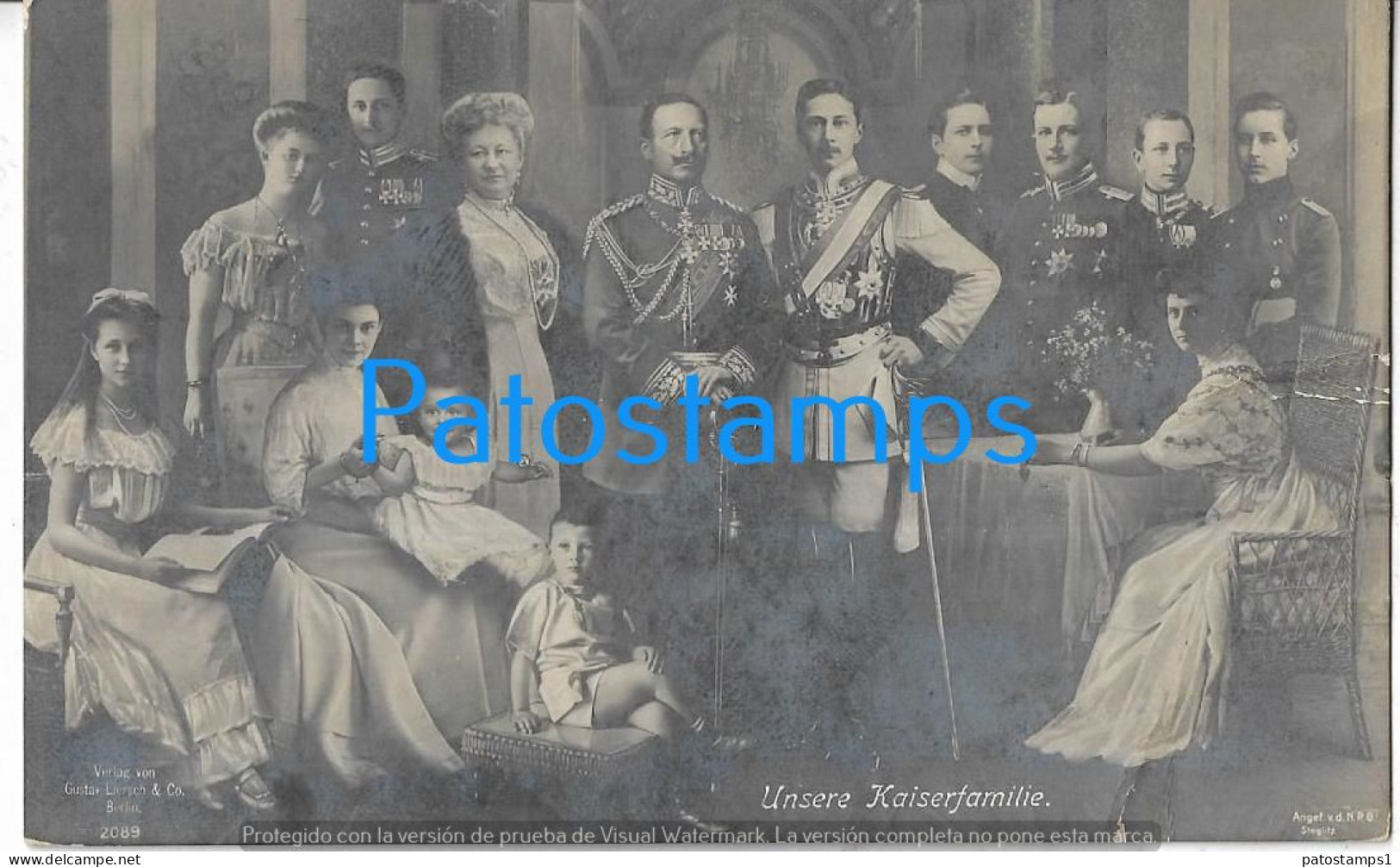 228920 ROYALTY OUR IMPERIAL FAMILIES POSTAL POSTCARD - Royal Families