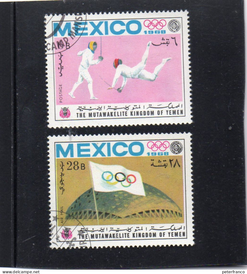 Yemen -Olimpiadi Messico 68 - Ete 1968: Mexico