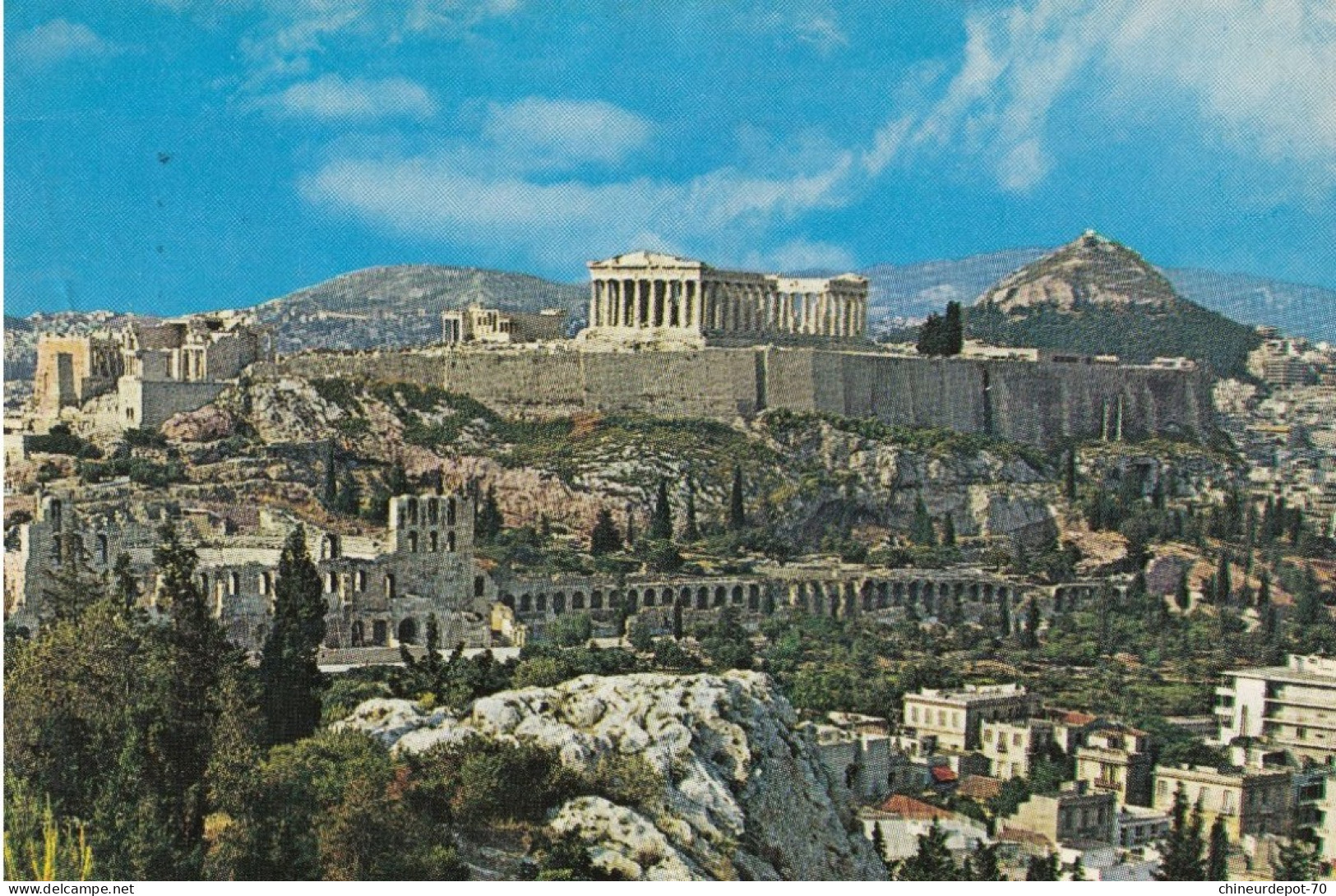 Grece Greece Athenes Athen Vue De L'acropole Akropolis - Greece