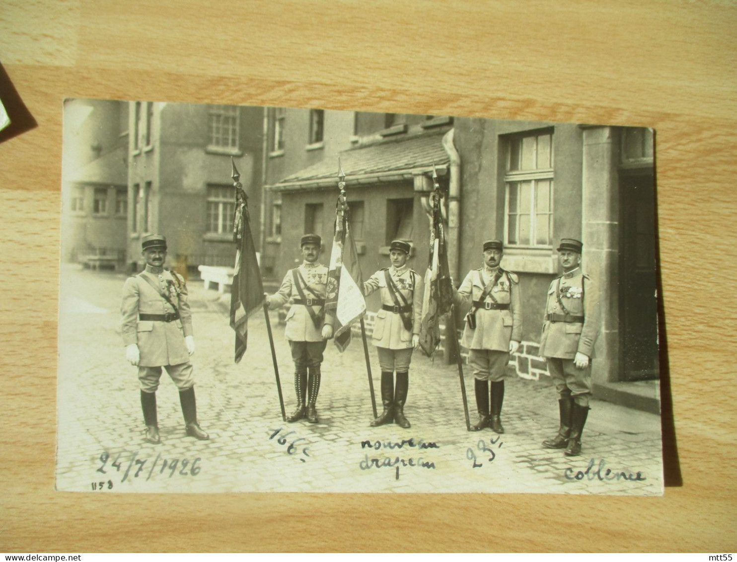 MILITARIA CARTE PHOTO COBLENCE OCCUPATION ALLEMAGNE MILITAIRE - Sonstige & Ohne Zuordnung