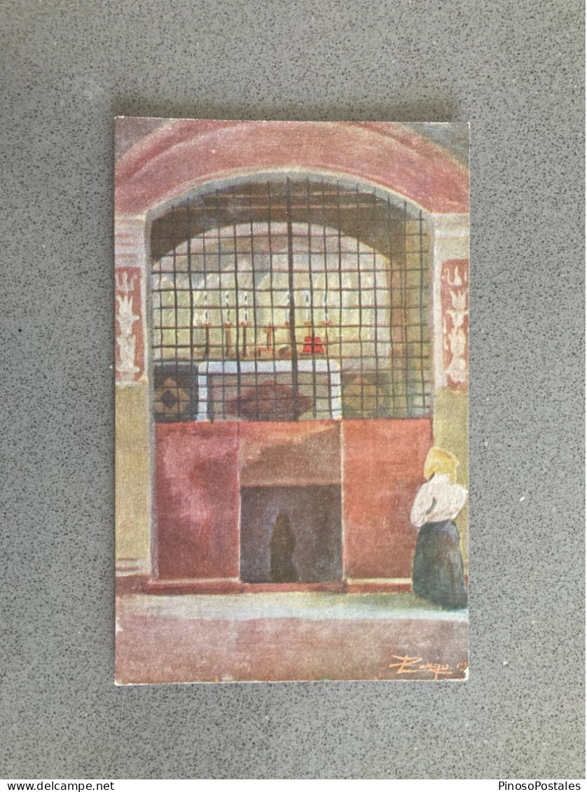 Luigi Zago - Assisi San Maria Degli Angeli - La Cappellina Del Roseto Postale Postcard - Autres & Non Classés