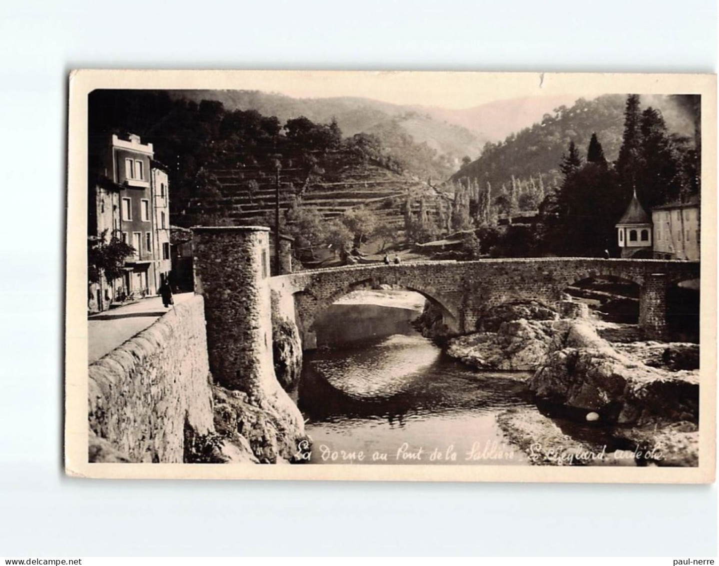 La Dorne Au Pont De La Sablière, Le Cheylard - état - Annonay