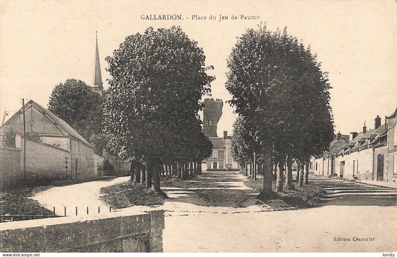 28 Gallardon Place Du Jeu De Paume CPA - Andere & Zonder Classificatie