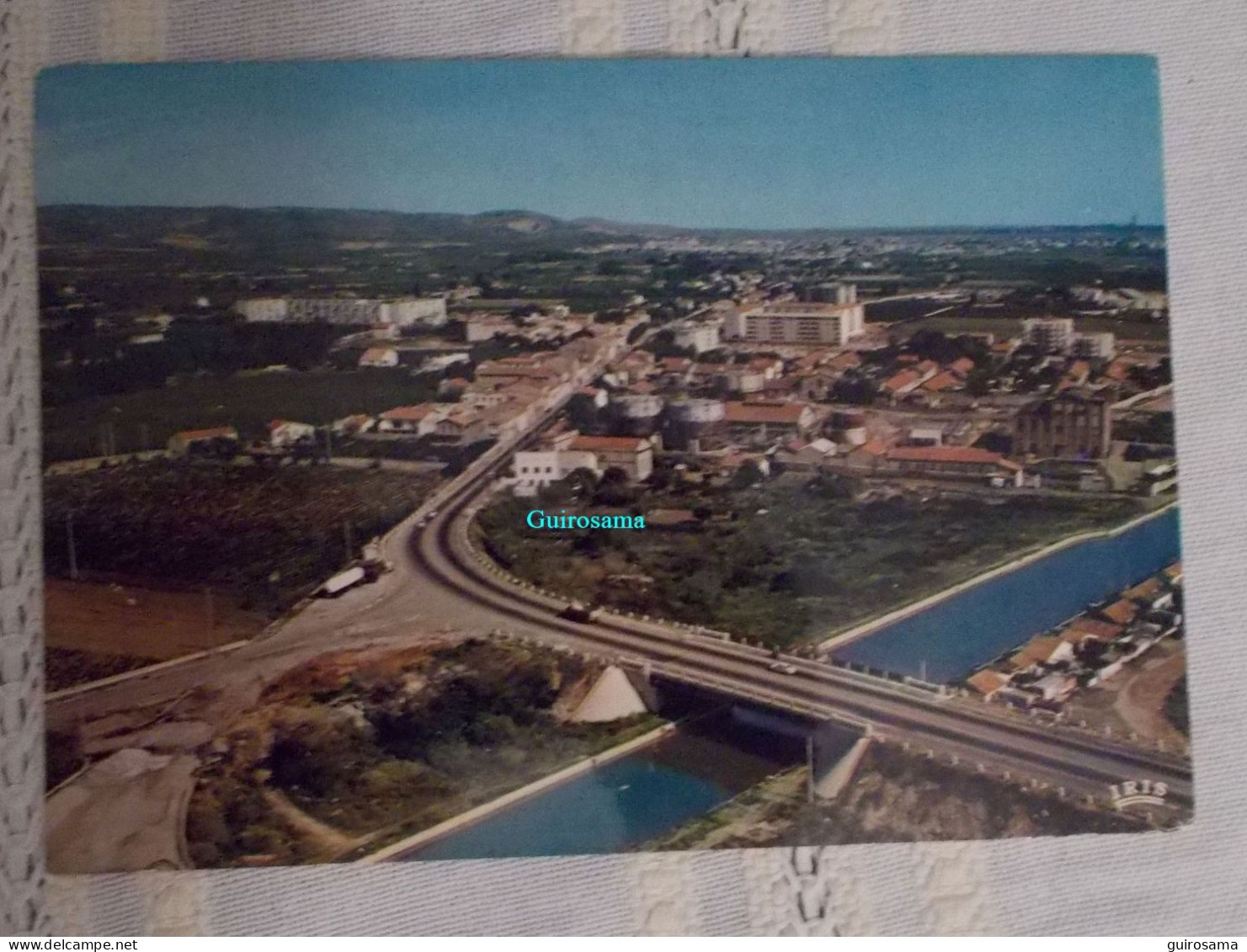 La Peyrade Vue Du Ciel – Au Premier Plan Le Canal Du Rhône à Sète - 1980 - Frontignan