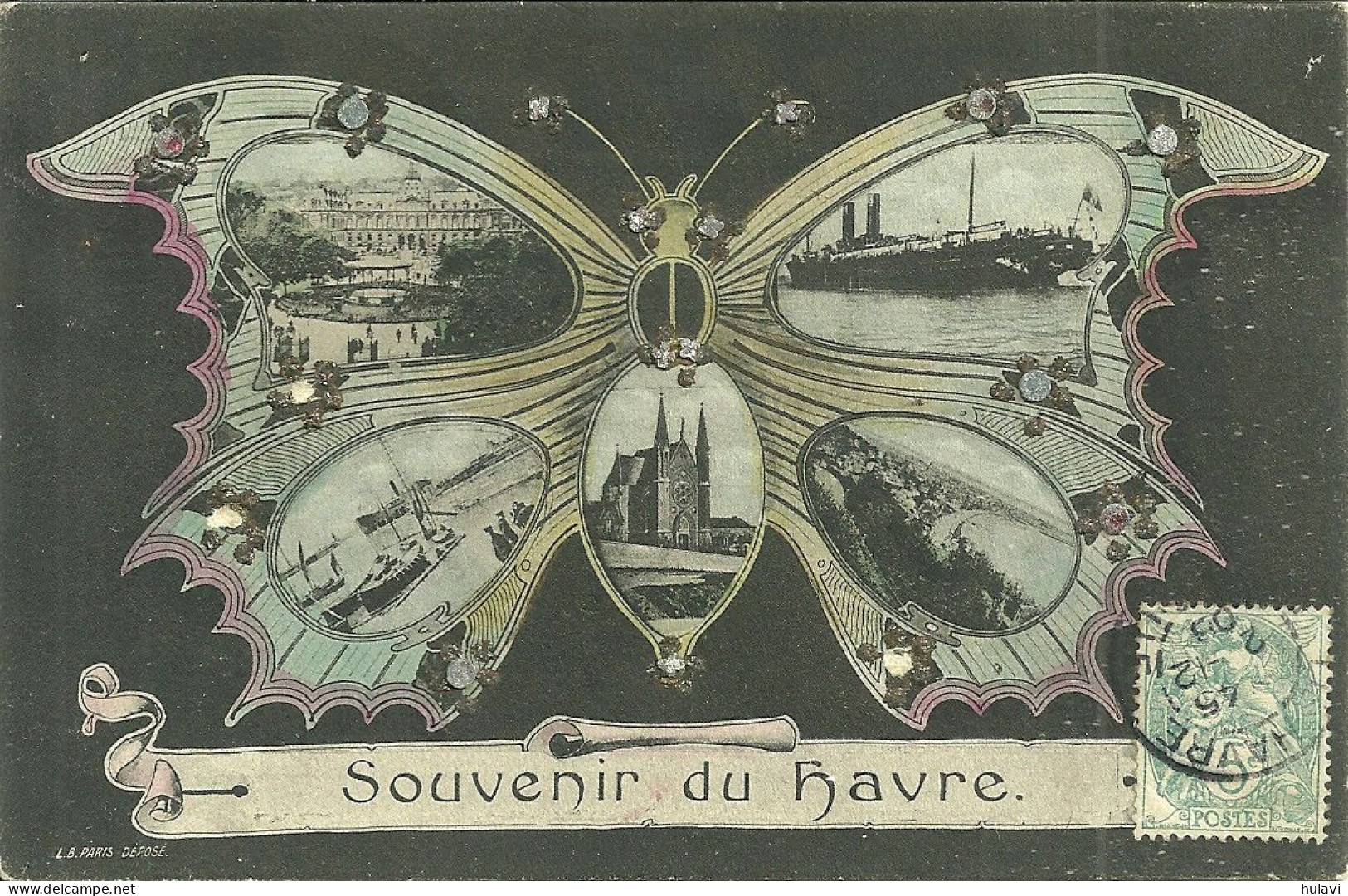 76  LE HAVRE - SOUVENIR (ref 8751) - Harbour