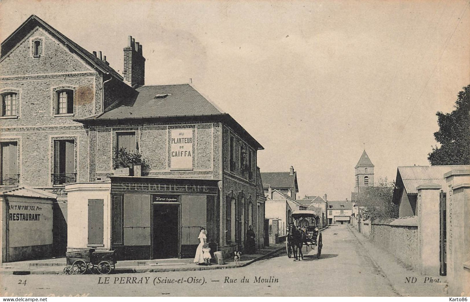 Le Perray En Yvelines * Rue Du Moulin * AU PLANTEUR DU CAIFFA Magasin Commerce Caïffa - Le Perray En Yvelines