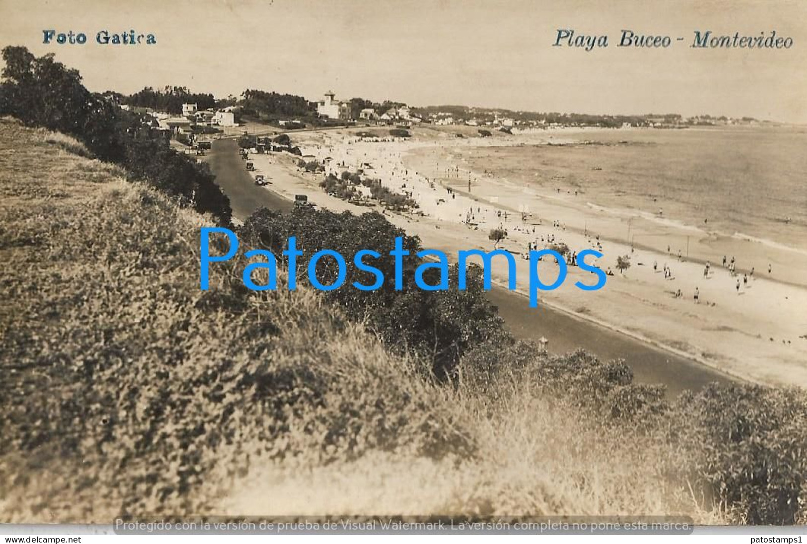 228922 URUGUAY MONTEVIDEO BEACH PLAYA BUCEO POSTAL POSTCARD - Uruguay