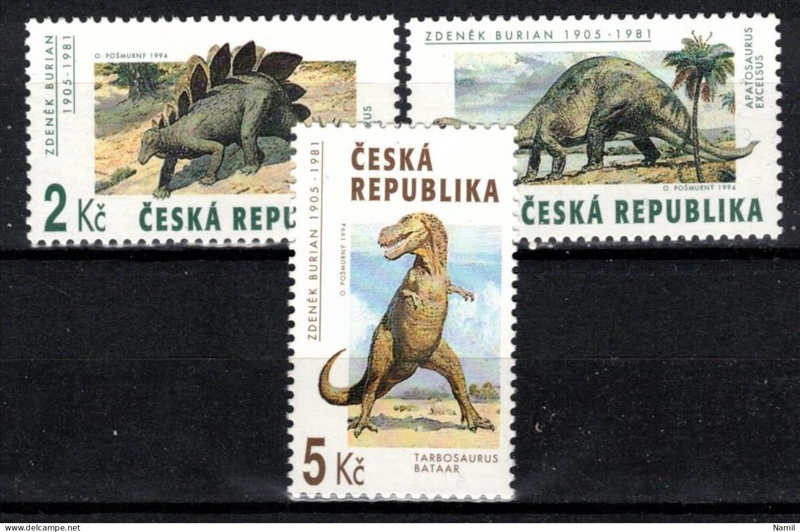 ** Tchéque République 1994 Mi 41-3, (MNH)** - Autres & Non Classés