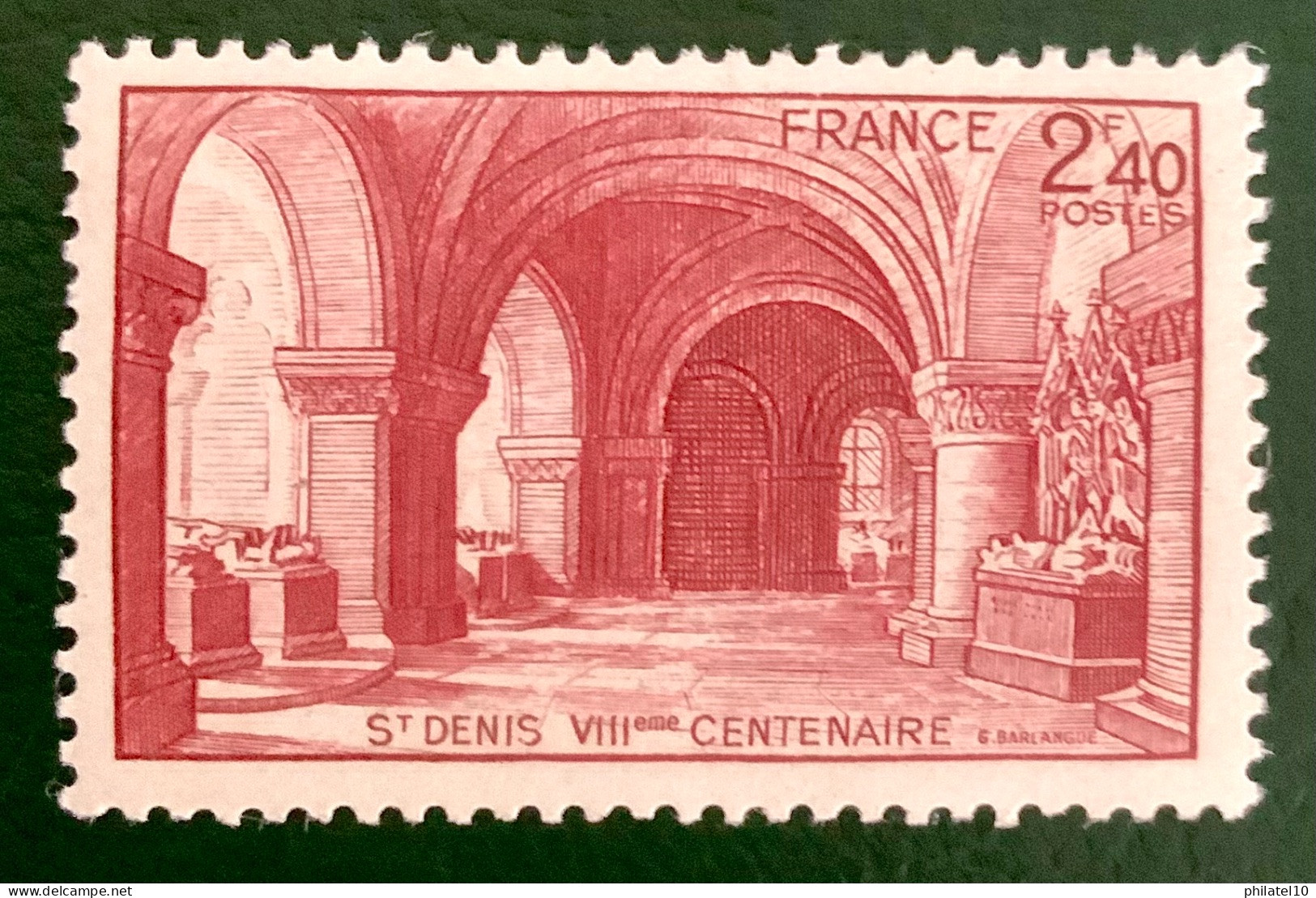 1944 FRANCE N 661 - SAINT DENIS VIIIe CENTENAIRE - NEUF - Nuovi