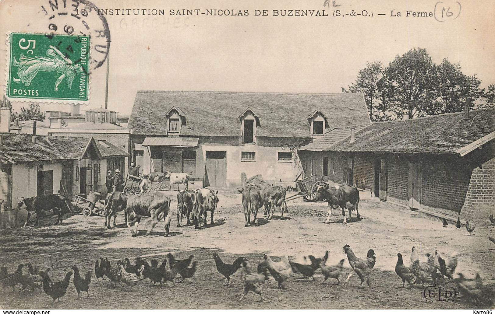 Rueil * Institution  St Nicolas De Buzenval * La Ferme * Agriculture * école - Rueil Malmaison