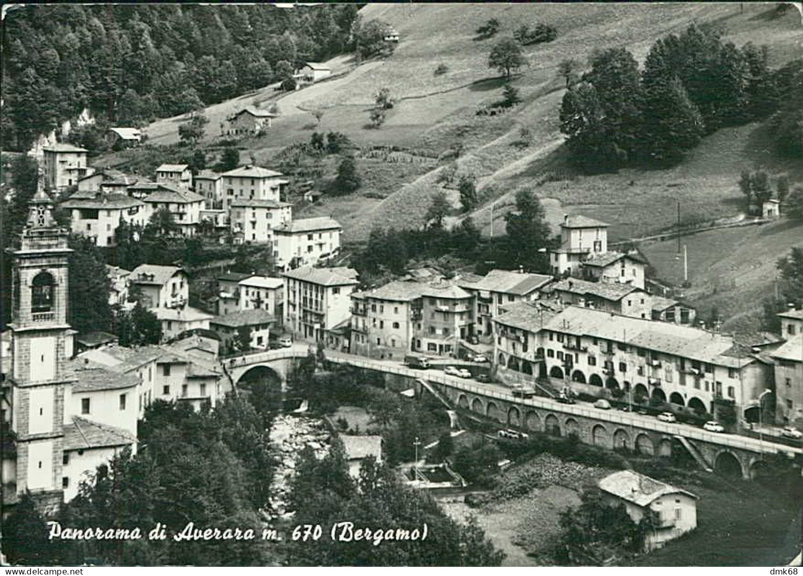 AVERARA ( BERGAMO ) PANORAMA - EDIZIONE COOP - SPEDITA - 1960s (20574) - Bergamo