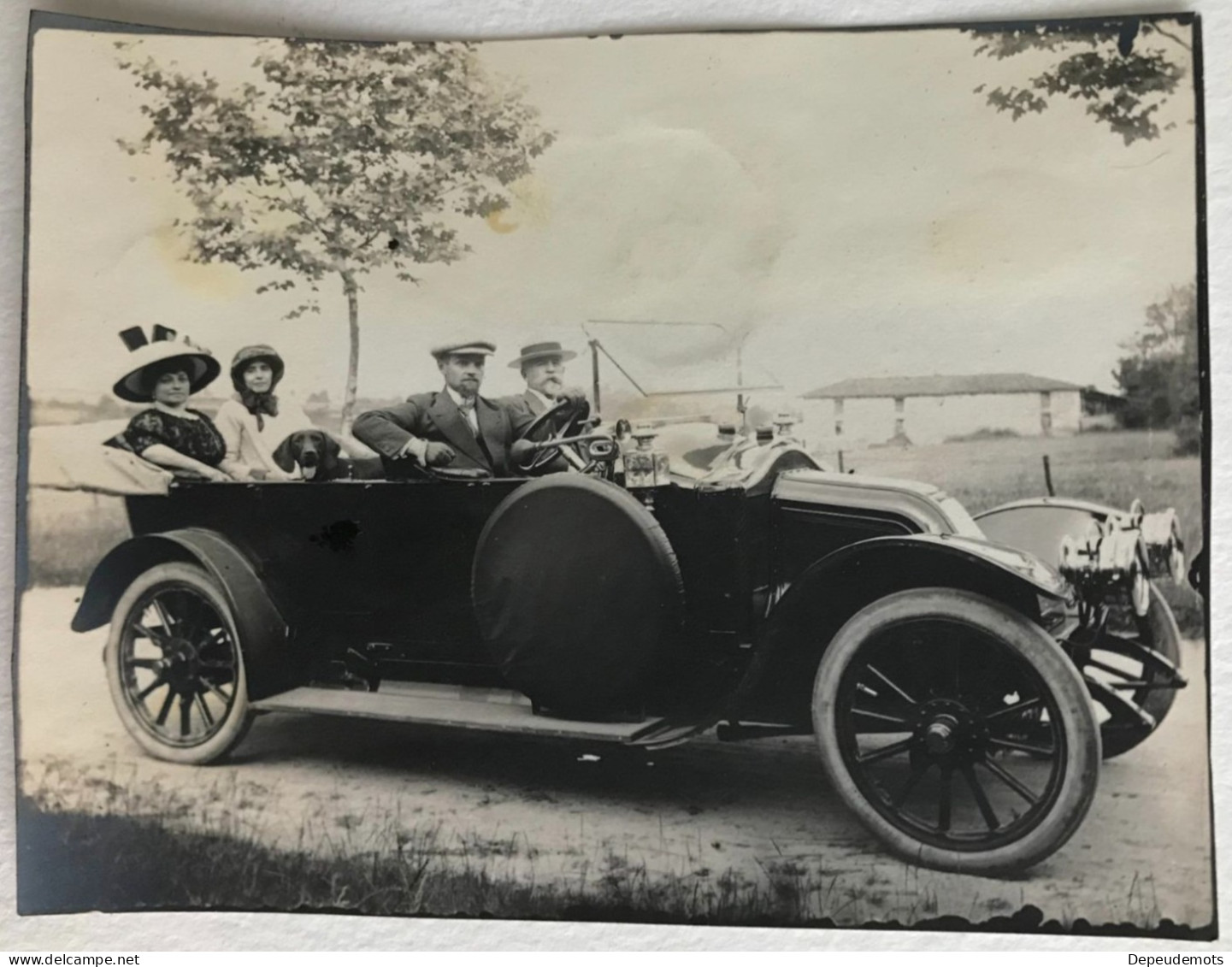 Photo Ancienne - Snapshot - Voiture Automobile RENAULT ? - Tacot - Mode Elégance - Automobiles