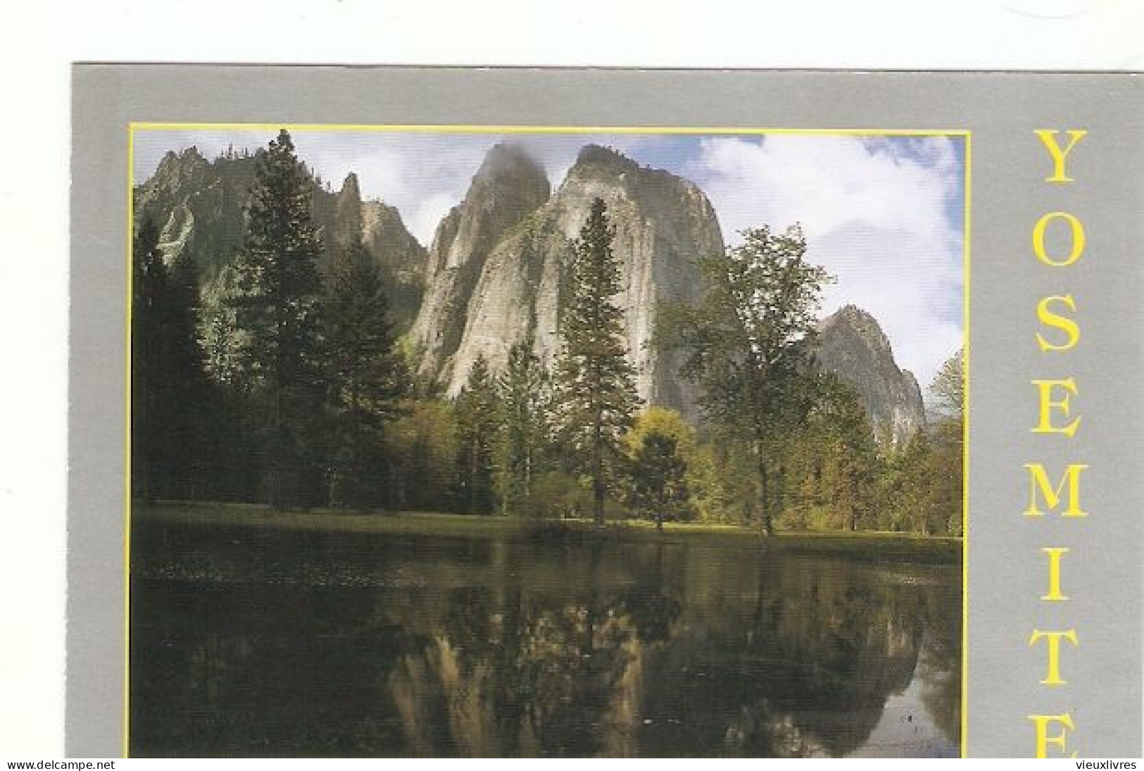 Cathedral Rocks Yosemite National Park California Carte Postale Lewis Kemper Etats-Unis - Yosemite