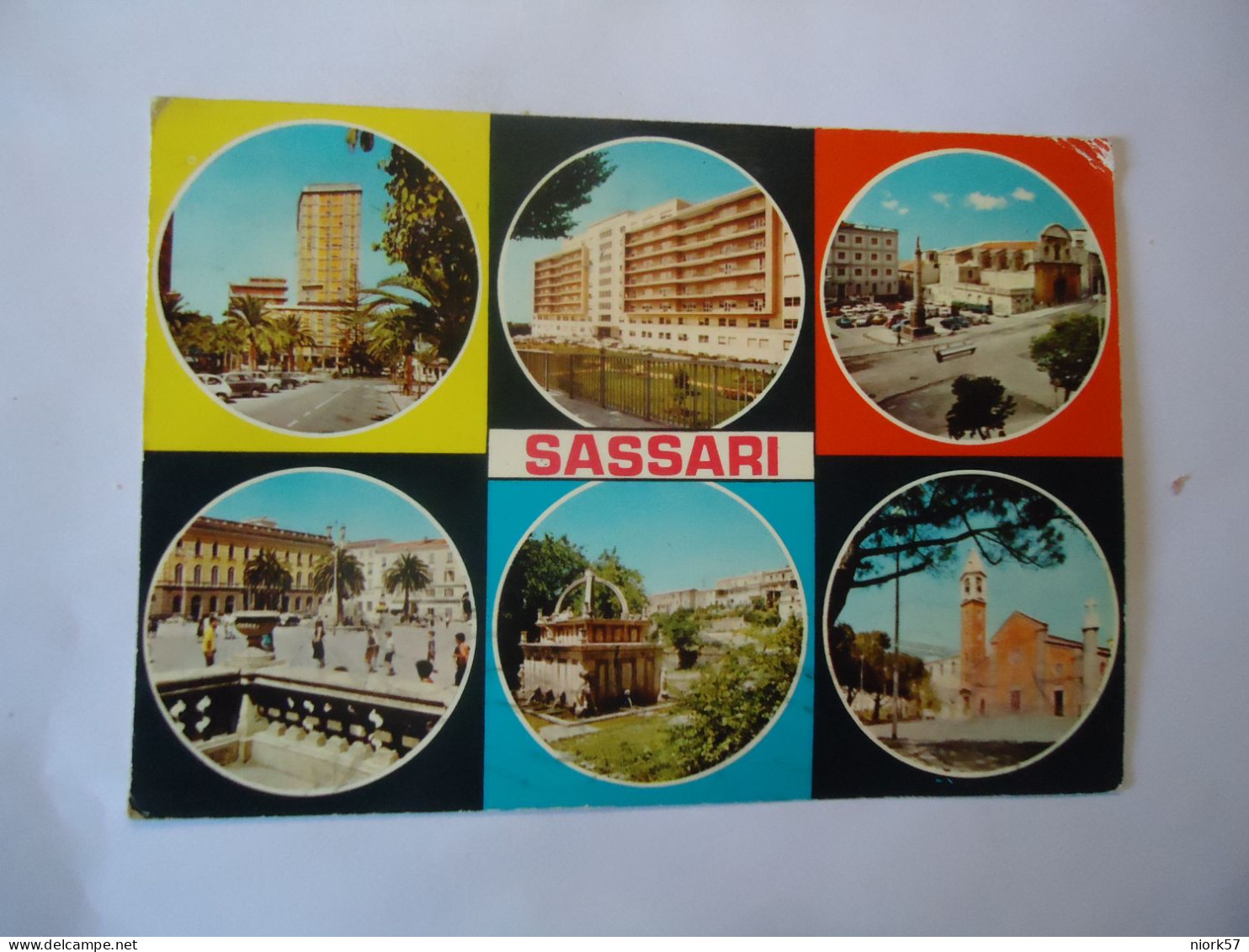 ITALY POSTCARDS SASSARI  1971  PAMORAMA - Autres & Non Classés