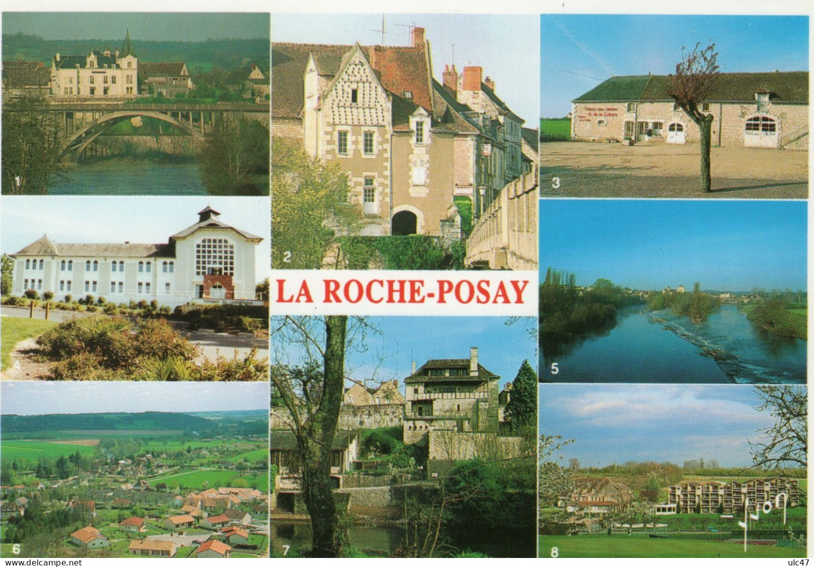 - 86 - LA ROCHE-POSAY-LES-BAINS (Vienne) - Multi Vues - Scan Verso - - La Roche Posay