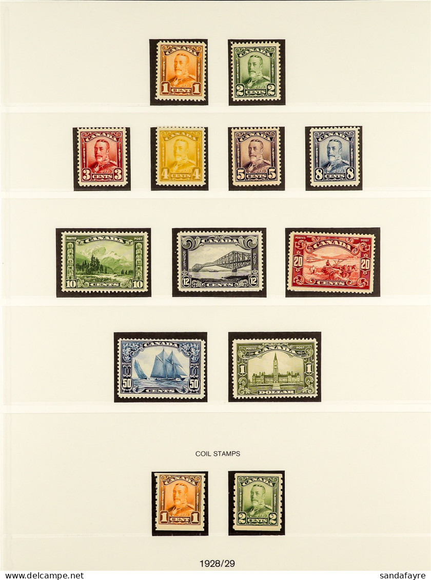 1911 - 1936 MINT / NEVER HINGED MINT COLLECTION Of Around 150 Stamps On Hingeless Pages, Strong Definitives & Commemorat - Other & Unclassified