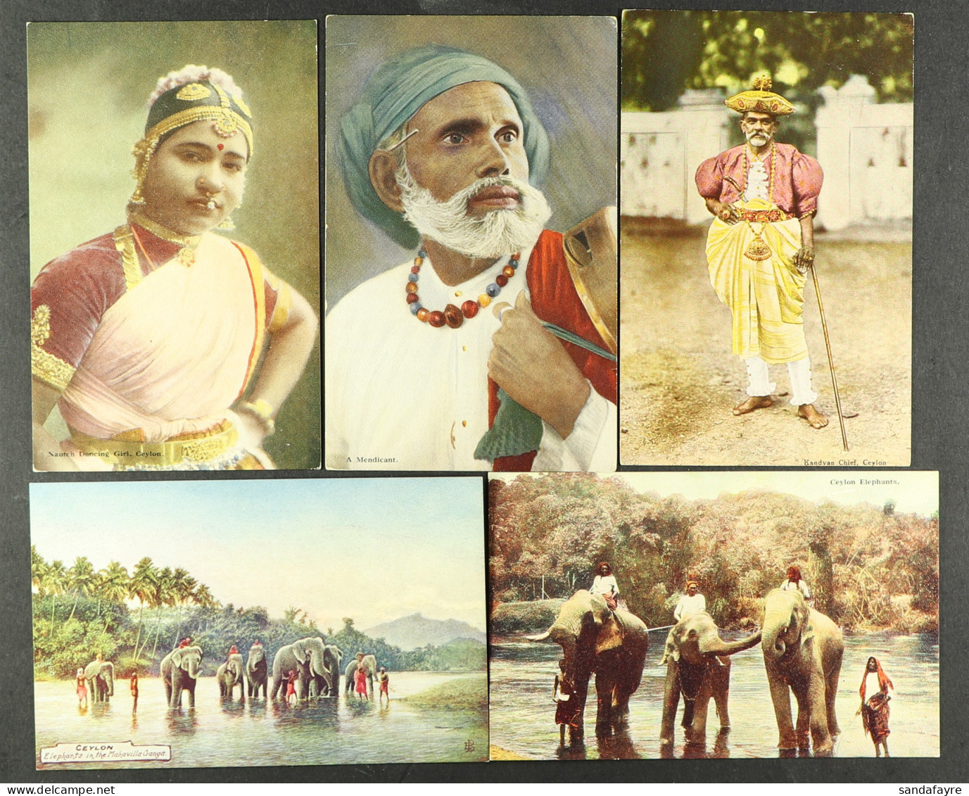 1920's - 1940's POSTCARDS Over 60+ Unused Card Depicting Native Scenes, Tea-picking, Elephants And Other Tea Related Ind - Ceylon (...-1947)