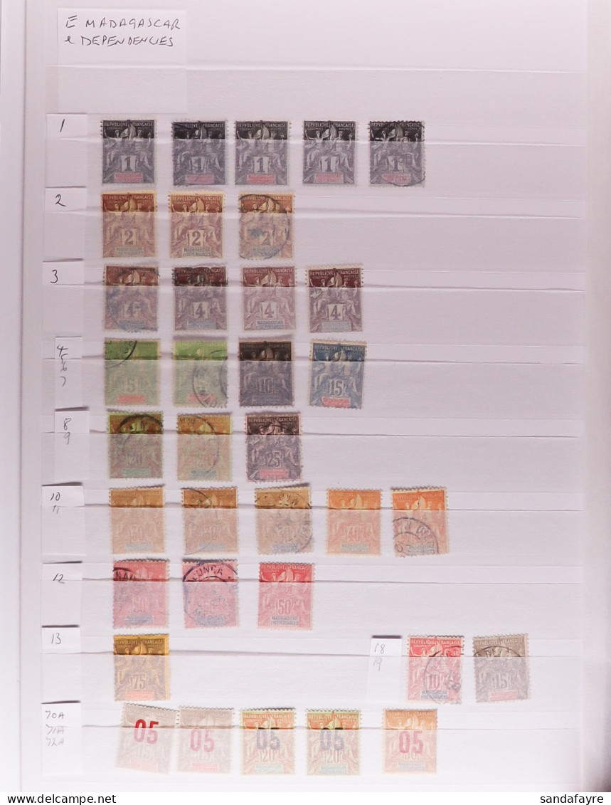 COLLECTION/ACCUMULATION 19th Century To 2000's Mint (later Issues Never Hinged) And Used Stamps Sorted By Colonies In 20 - Sonstige & Ohne Zuordnung