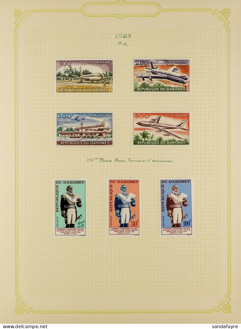 DAHOMEY 1960 - 1975 Mint Collection Of Around 500 Stamps & Miniature Sheets, Sets, Imperfs, 'back Of The Book' Etc. - Autres & Non Classés