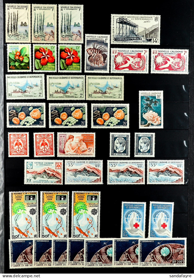 NEW CALEDONIA 1955 - 1996 MINT / NEVER HINGED MINT Dealers Stock (400+ Stamps) - Sonstige & Ohne Zuordnung