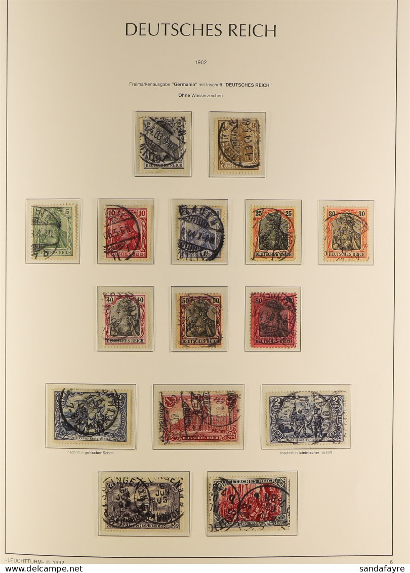 1872 - 1932 USED COLLECTION Of Over 400 Stamps In Hingeless Album, Many High / Top Values, Many Sets Such As 1924 Welfar - Autres & Non Classés