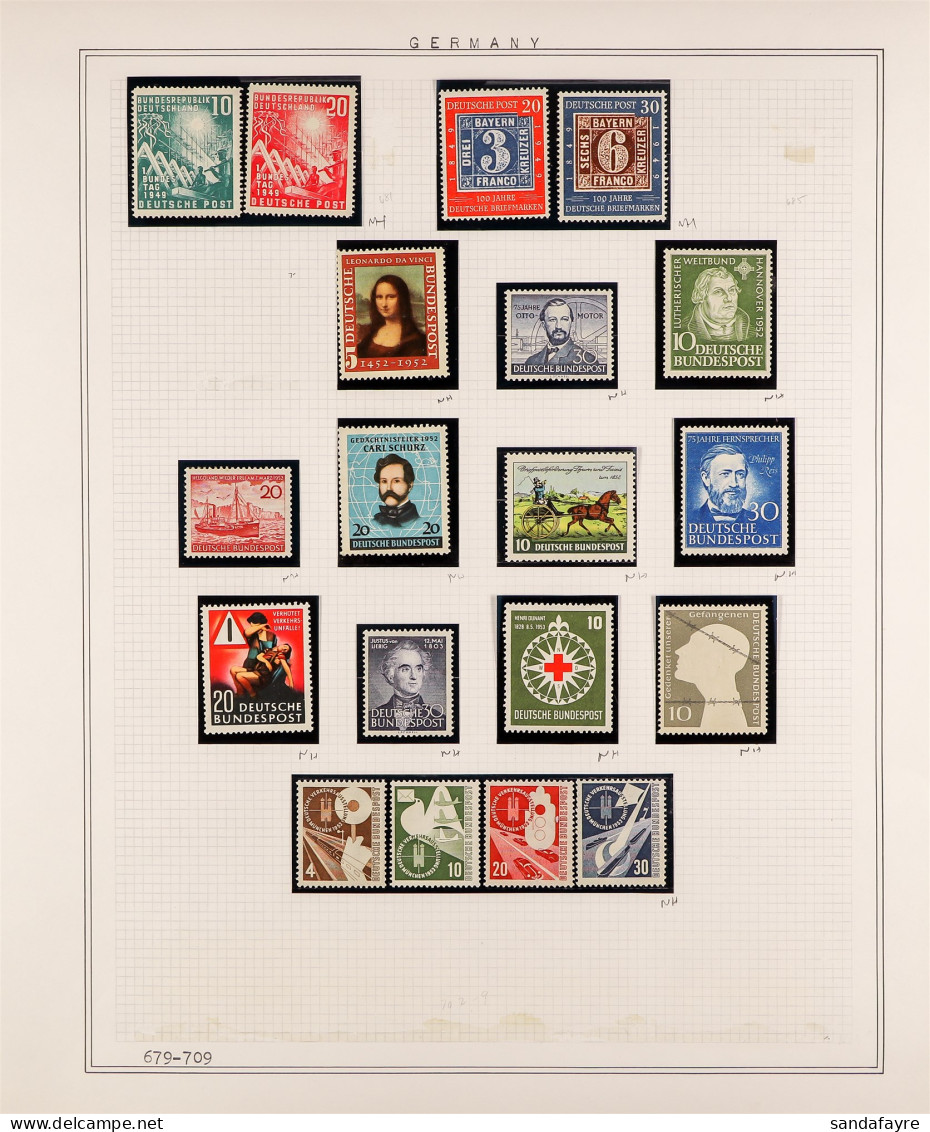 1949 - 1970 NEVER HINGED MINT COLLECTION Of Around 380 Stamps & Miniature Sheets On Album Pages, All Sets Including Diff - Altri & Non Classificati