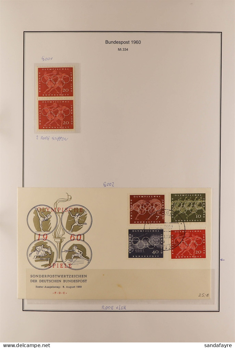 1960 - 1964 SPECIALIZED COLLECTION Of 600+ Mint / Never Hinged Mint And Used Stamps, Miniature Sheets, Booklets, Covers  - Andere & Zonder Classificatie