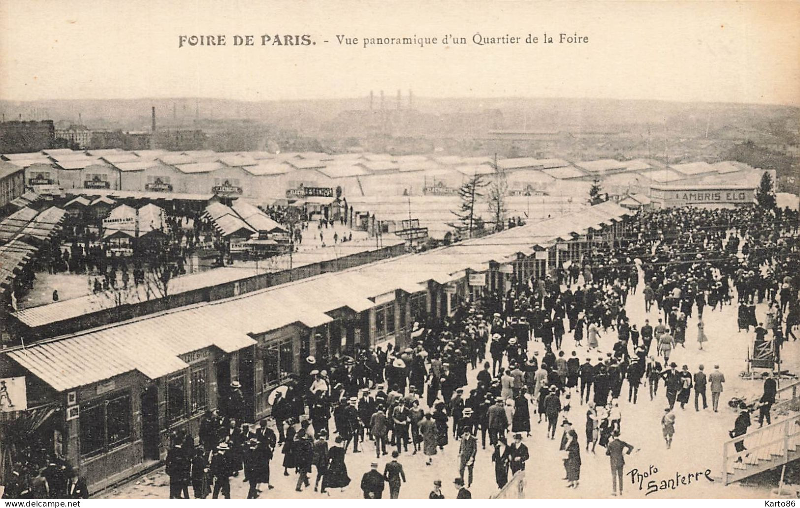 Paris * La Foire De PARIS * Vue Panoramique D'un Quartier De La Foire * Exposition évènement - Expositions