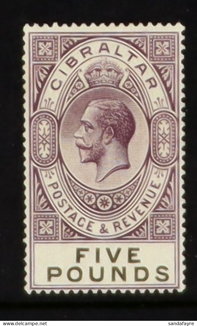 1925-32 ?5 Violet And Black, SG 108, Never Hinged Mint, BPA Certificate. Cat ?1600. - Gibraltar