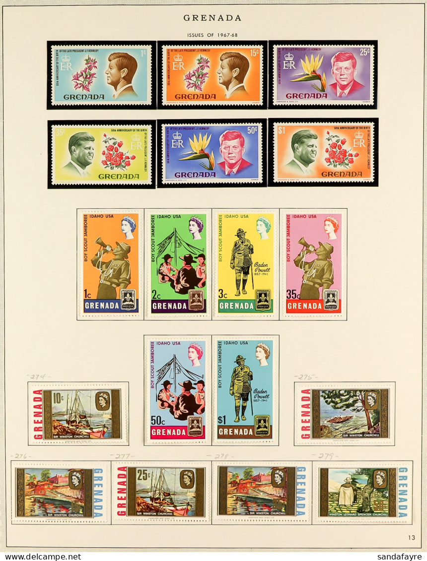 1953 - 1983 COLLECTION In Album Of Chiefly Never Hinged Mint Sets & Miniature Sheets, Some Grenadines (750+ Stamps, 70+  - Grenade (...-1974)