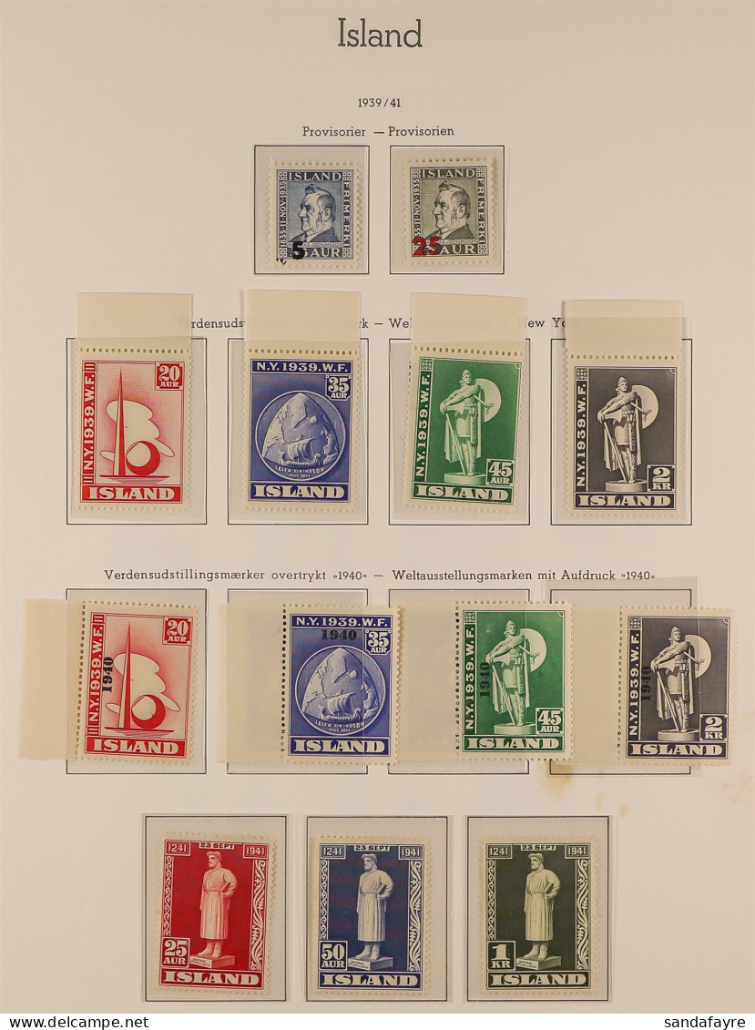 1931 - 1947 MINT / MUCH NEVER HINGED MINT Collection Of Sets & Miniature Sheets. Facit Stc Skr 10,000 = ?750 (70+ Stamps - Andere & Zonder Classificatie