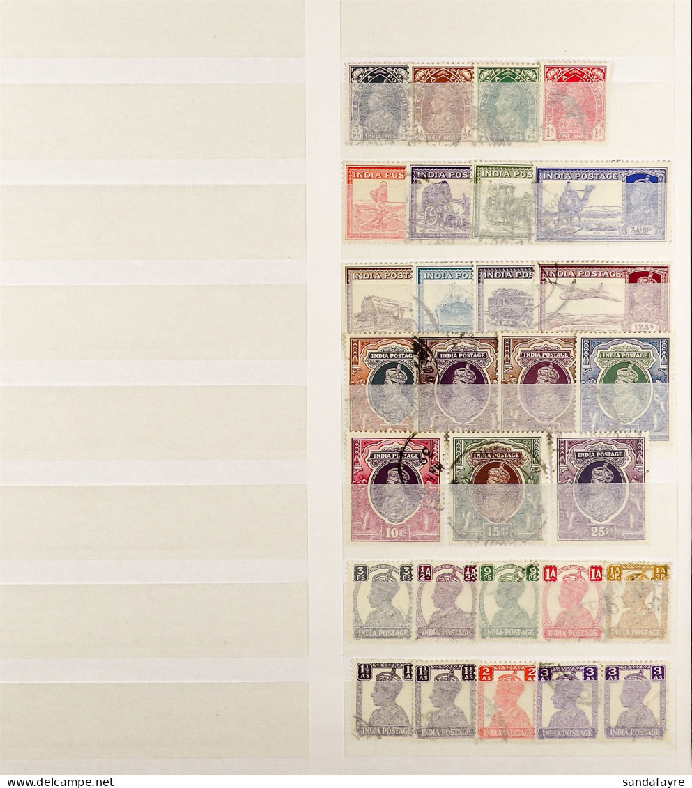 1937 - 1963 COLLECTION Of 100+ Fine Used Stamps Incl 1937-40 Set, 1948 Gandhi Set, 1949-52 Set, Etc. - Otros & Sin Clasificación