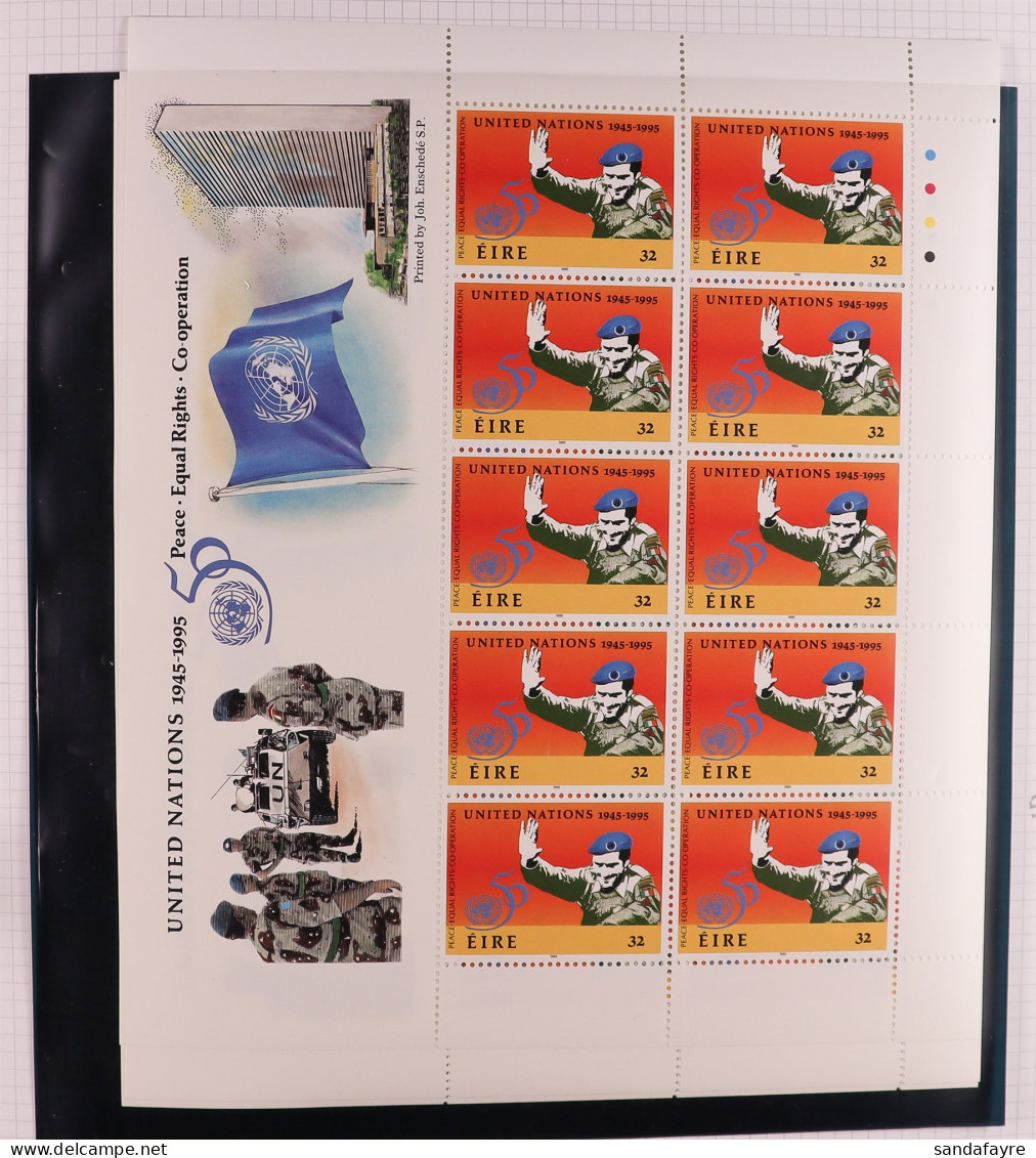 1988-2002 SHEETLETS NEVER HINGED MINT COLLECTION In Album, Stc 1,150 Euro. (85+ Sheetlets) - Autres & Non Classés